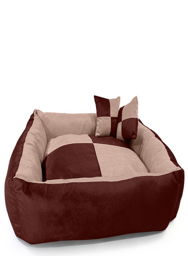 DRILLY Washable Reversible softDog Bed for Small | Medium | Large | Extra Large | XXL | 3XL | 4XL Size Dogs | Cats | Puppy | pet | Rabbit |Cushion Pillow (M)